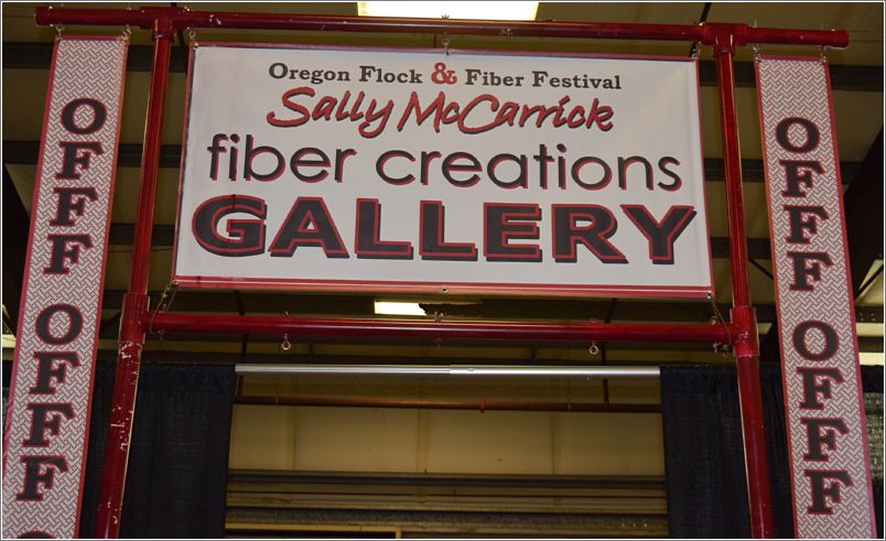 Gallery entrance sign. Photo: Peggy Lundquist.